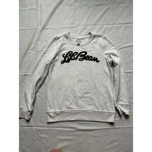 Women’s Vintage 90s LL Bean Script Cursive Logo Thrashed Sweatshirt XS
